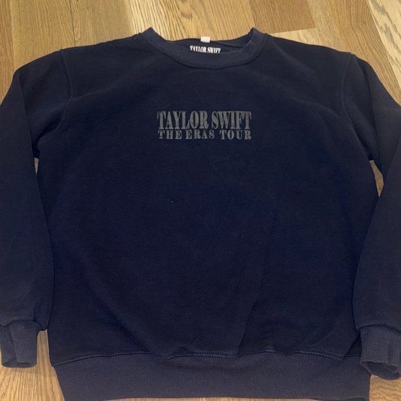Taylor Swift Tops - Taylor Swift The Eras Tour Black Crewneck Sweatshirt